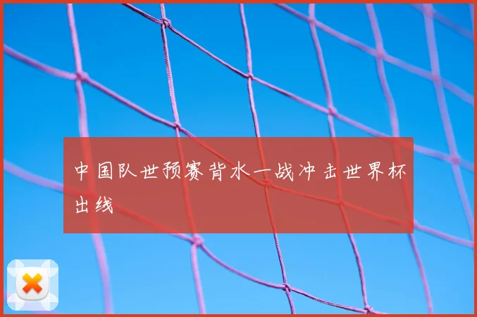 中国队世预赛背水一战冲击世界杯出线